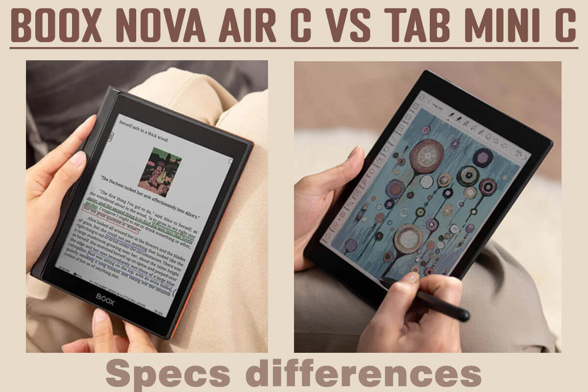 boox nova air 2 vs tab mini c