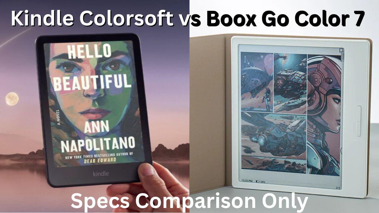 Kindle Colorsoft SE vs Boox Go Color 7 (Specs Comparison